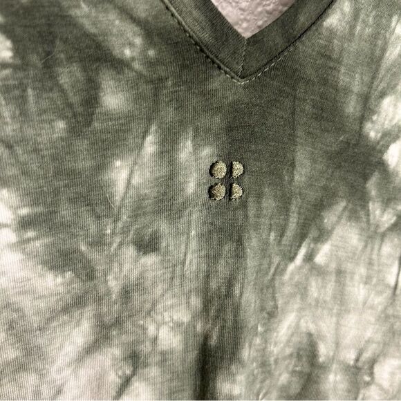 Sweaty Betty Take It Easy Tie Dye Moss Green Dress Size XSmall Drawstring Pocket - Picture 9 of 16